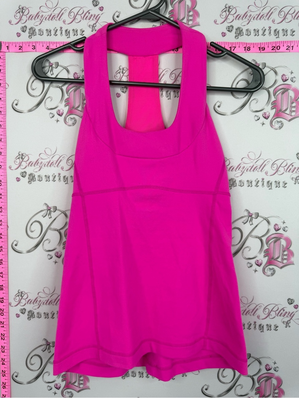 lululemon athletica Bright Hot Pink Racerback Tank